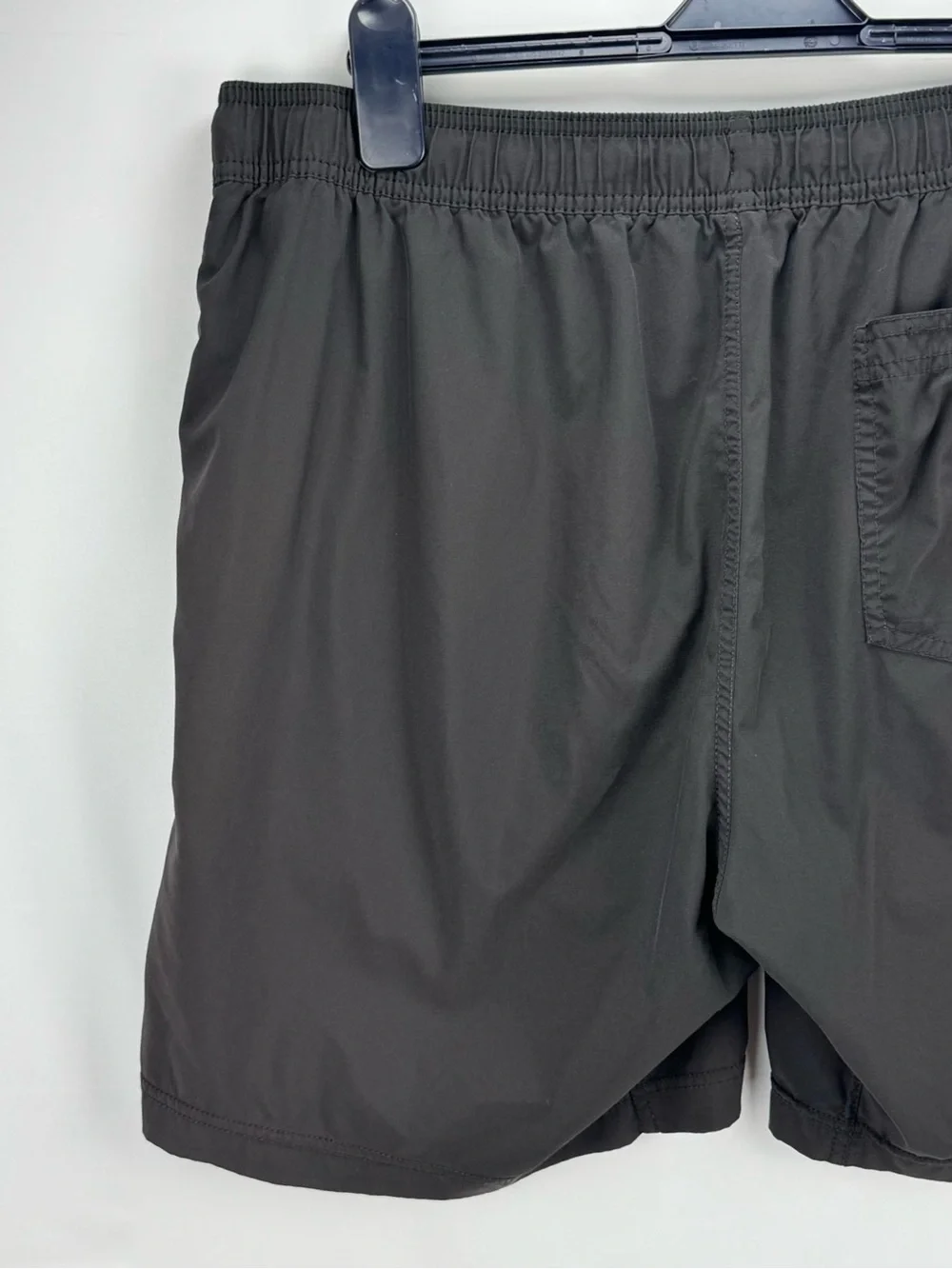 Vuori Men's Kore Black Athletic Shorts with White Drawstring - Lined